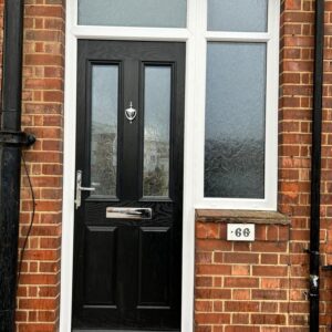 Composite front door combination
